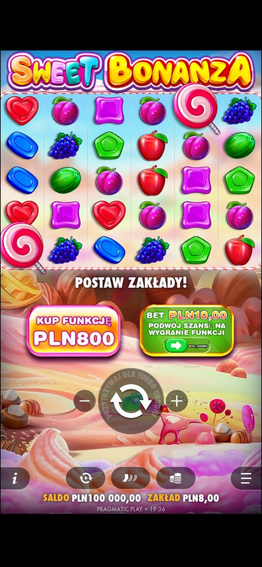 Demo Sweet Bonanza w przeglądarce telefonu zamiast aplikacji